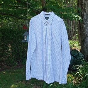 CLASSIC EDDIE BAUER MEN'S XLT BUTTON DOWN DRESS SHIRT